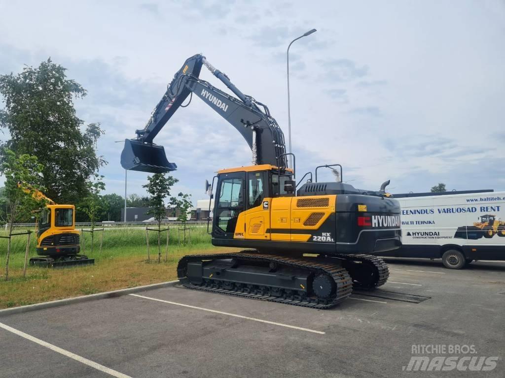 Hyundai HX220AL Pásová rýpadla