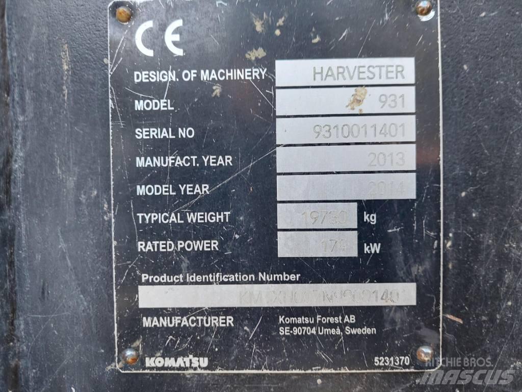 Komatsu 931.1 Harvestory
