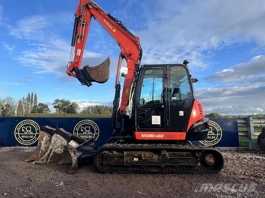 Kubota KX080-4a2 Speciální bagry