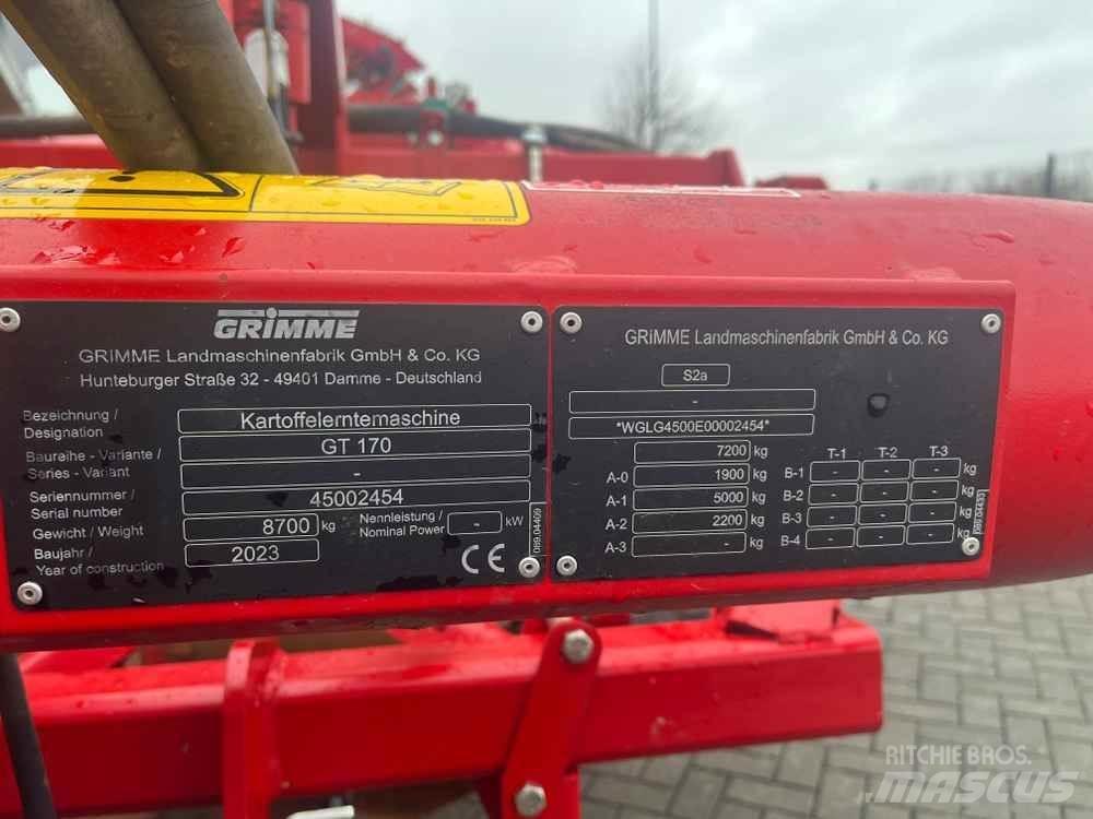 Grimme GT 170 Bramborové kombajny / sklízeče