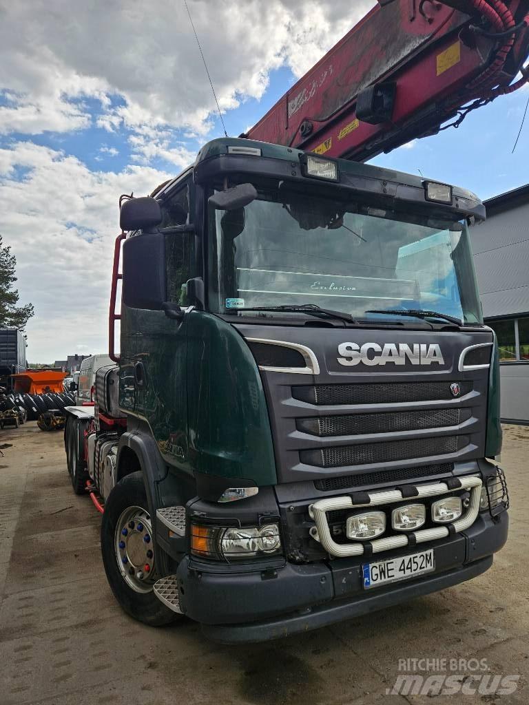 Scania R 560 Vozy na přepravu kmenů