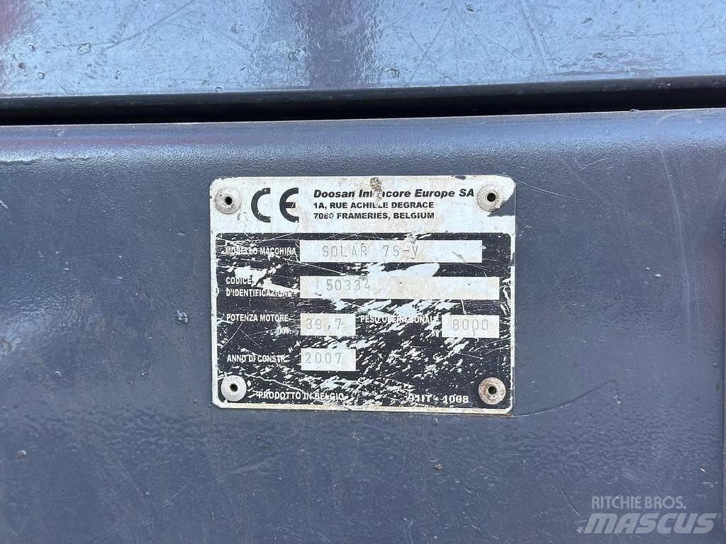 Doosan SOLAR 75V Midi rýpadla 7t - 12t