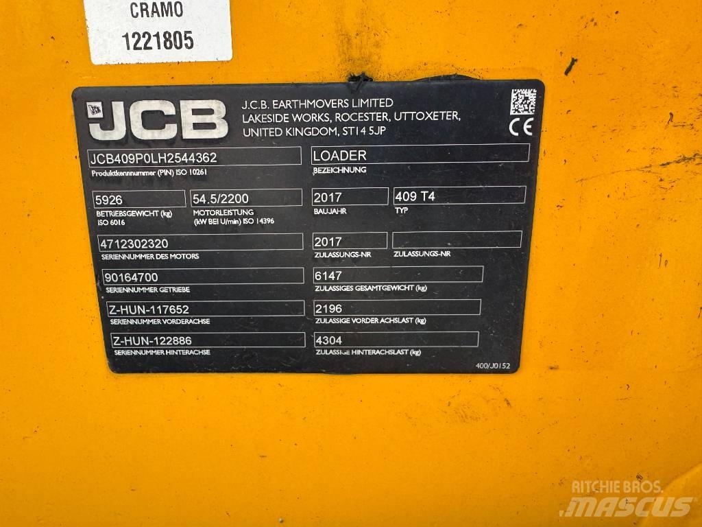 JCB 409 Kolové nakladače