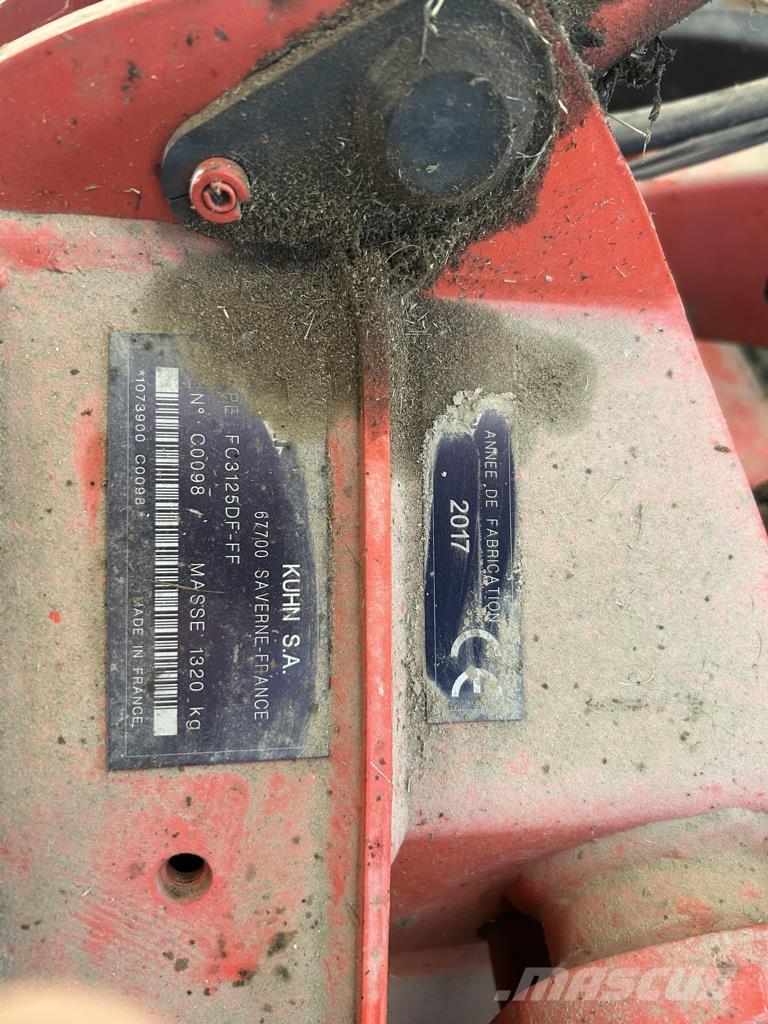 Kuhn FC3125 Sekačky namontované a tažené
