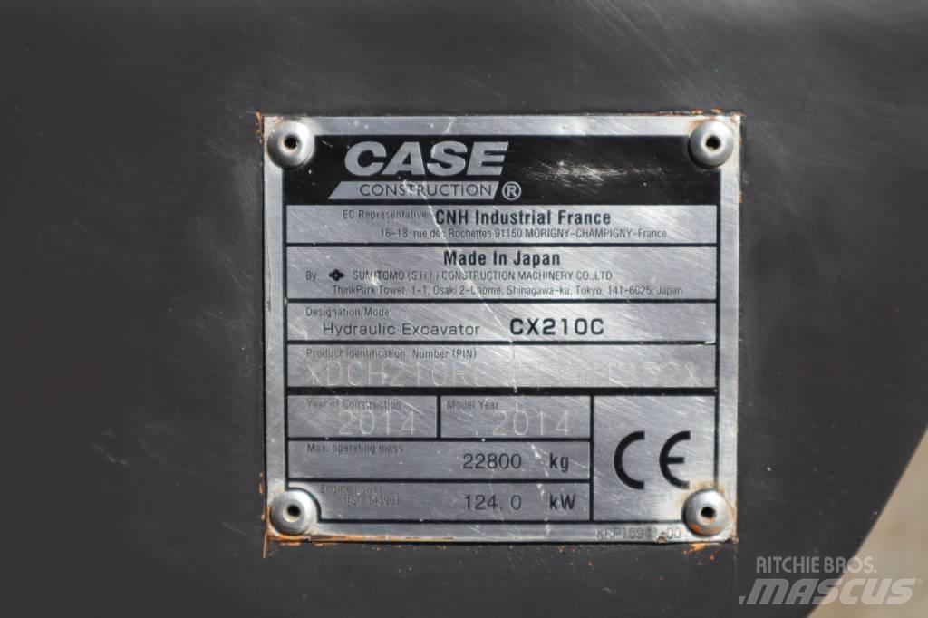 CASE CX210C Pásová rýpadla