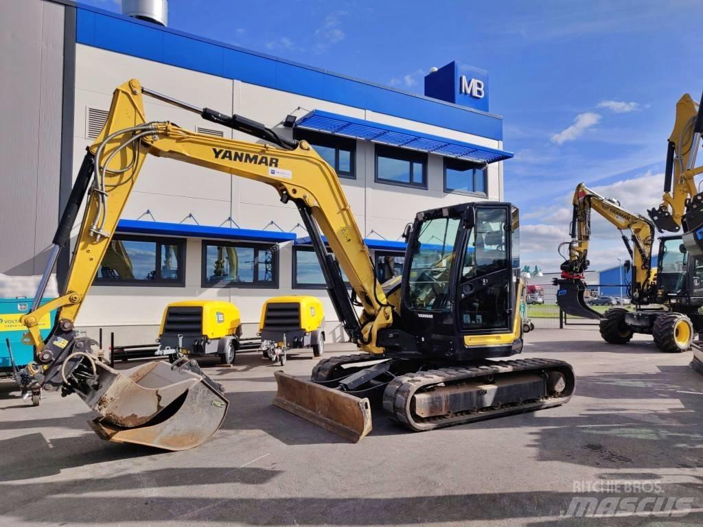 Yanmar Vio 80-1A Midi rýpadla 7t - 12t