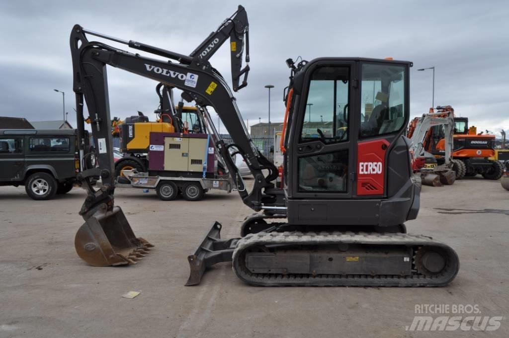 Volvo ECR50F Mini rýpadla < 7t