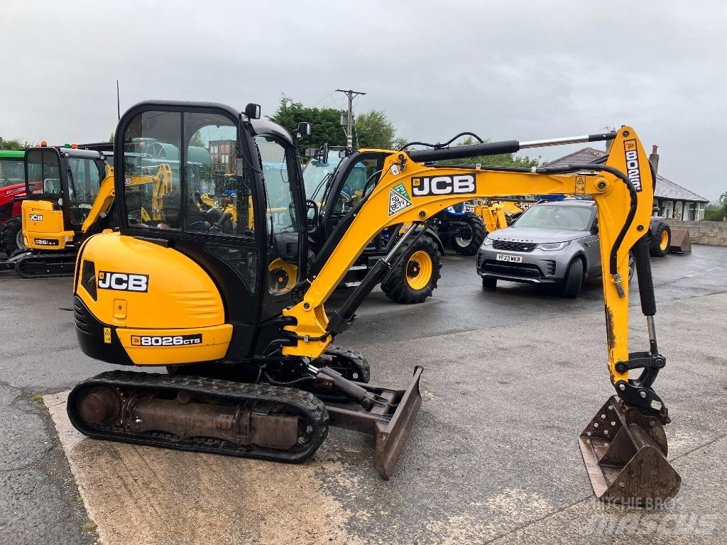 JCB 8026 CTS Mini rýpadla < 7t