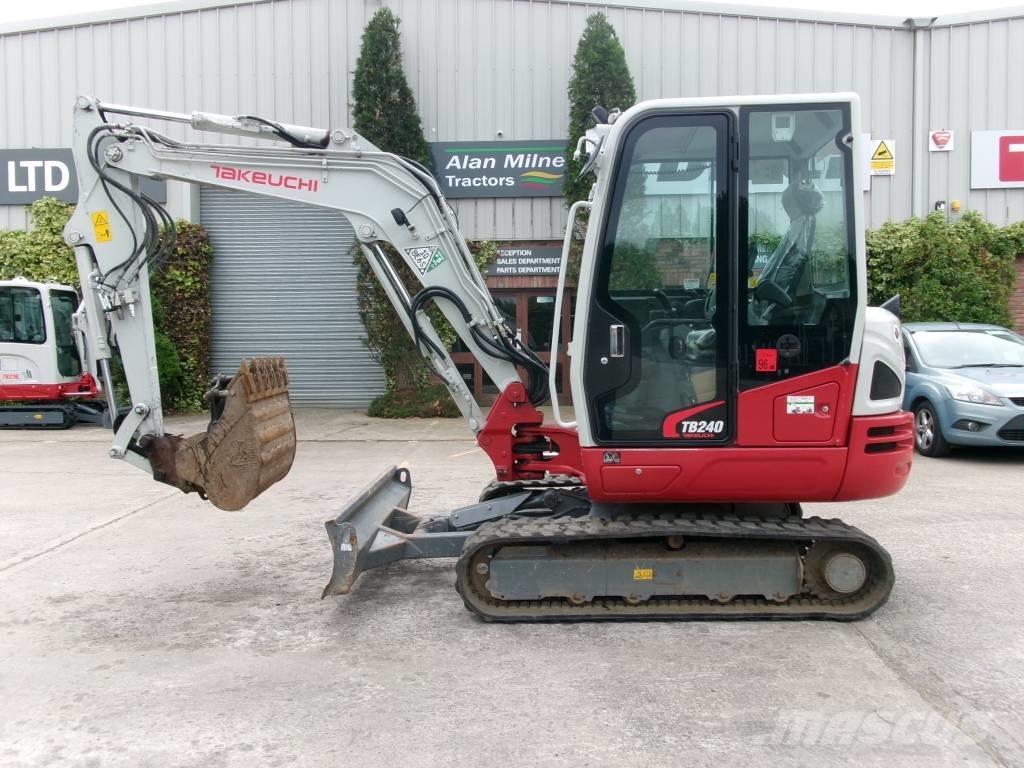 Takeuchi TB 240 Mini rýpadla < 7t