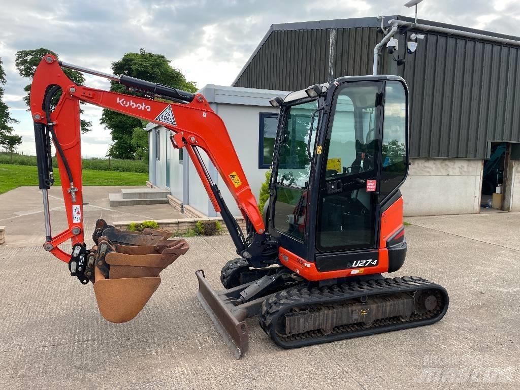 Kubota U 27-4 Mini rýpadla < 7t