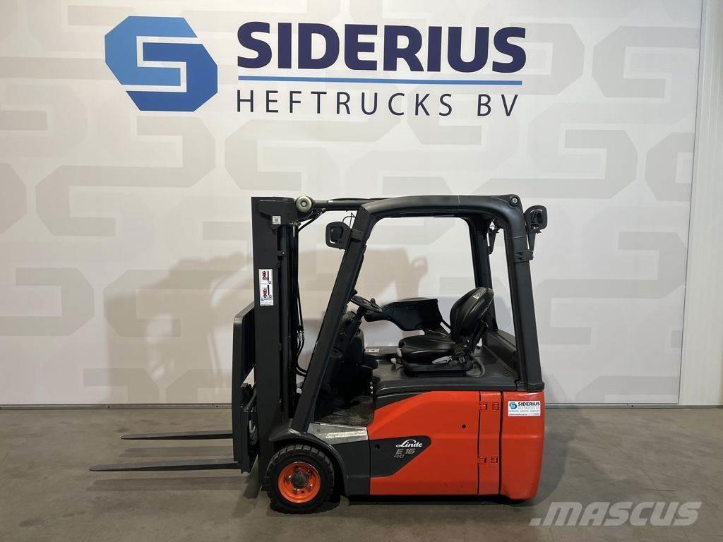 Linde E16-02 Akumulátorové vozíky