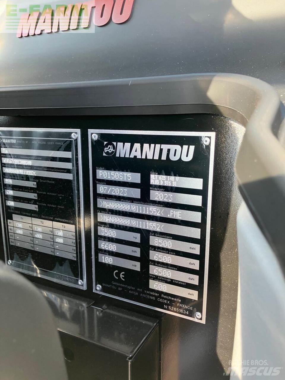 Manitou mlt635 Teleskopické nakladače pro zemědělství