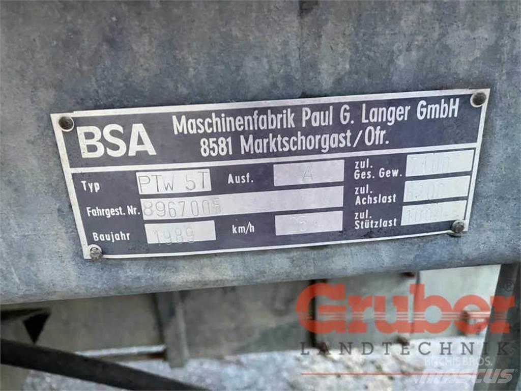 BSA PTW 5 T Kalové cisterny
