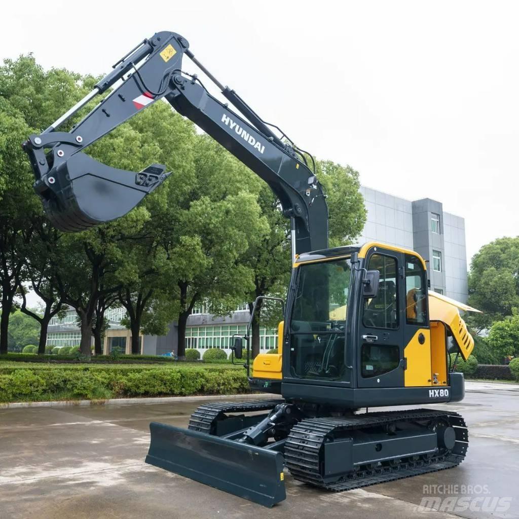 Hyundai HX80 Pásová rýpadla