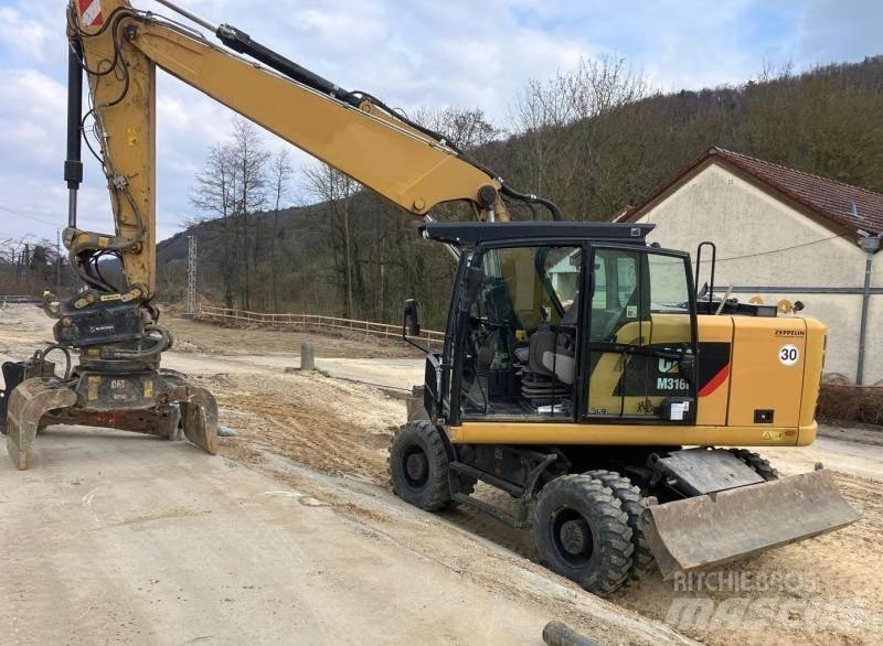 CAT M316F Kolová rýpadla