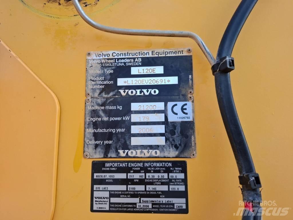 Volvo L 120 E Kolové nakladače