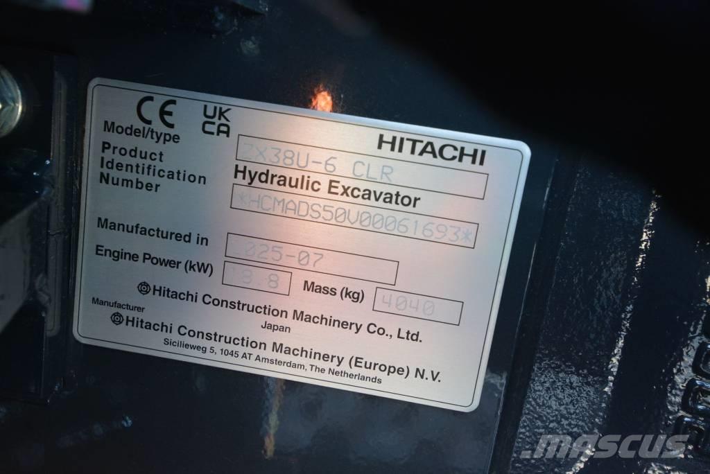 Hitachi ZX 38 U-6 Mini rýpadla < 7t
