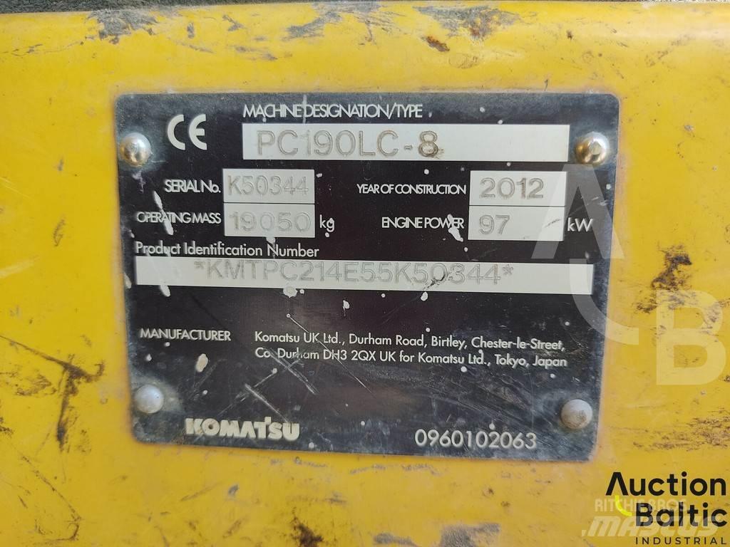 Komatsu PC190LC-8 Pásová rýpadla