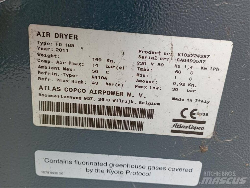 Atlas Copco FD185 Sušiče stlačeného vzduchu