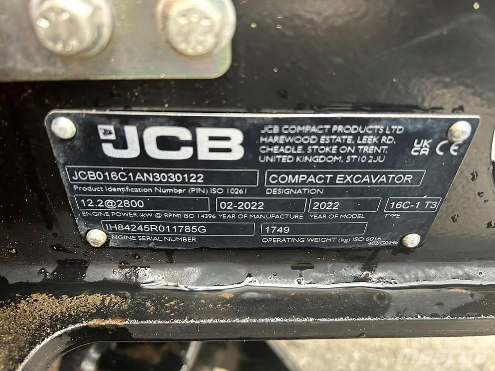 JCB 16C-1 Mini rýpadla < 7t