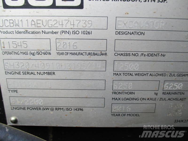 JCB HD110W Kolová rýpadla