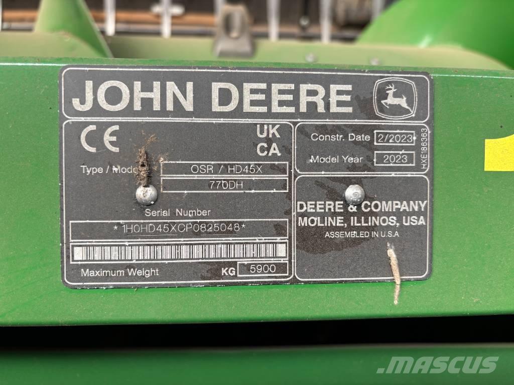 John Deere X9 1000 Sklízecí mlátičky