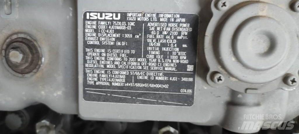 Isuzu CC-4JG1 Motory