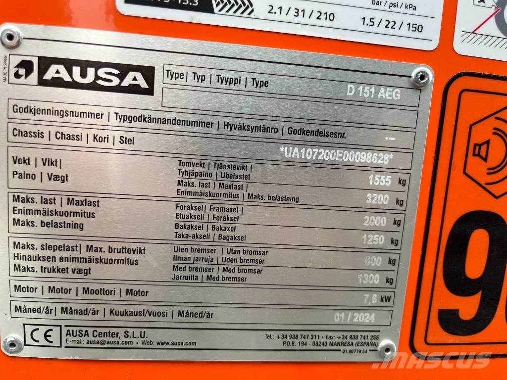 Ausa D151AEG Vyklápěcí dempry