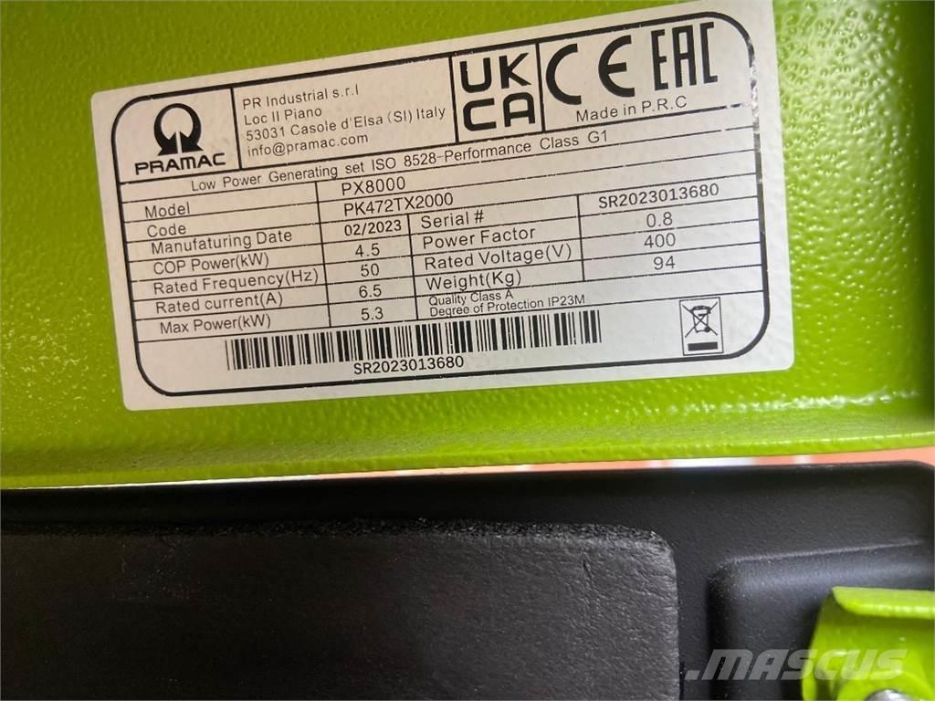 Pramac PX 8000 Ostatní generátory
