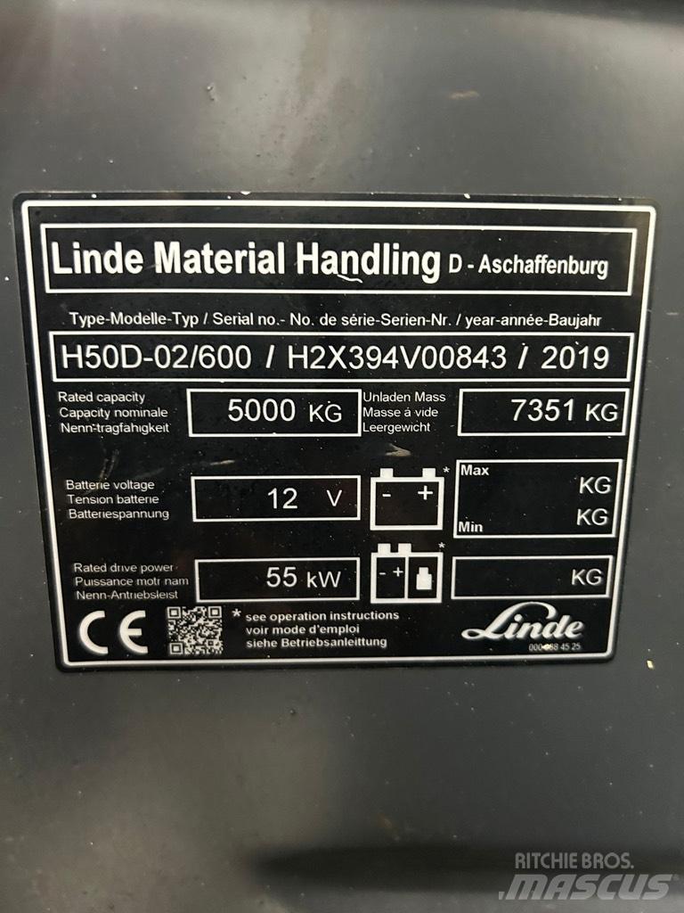 Linde H 50D-02/600 Dieselové vozíky