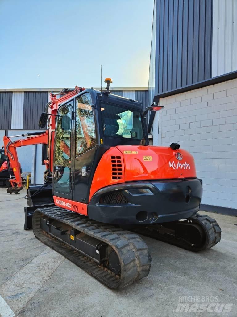 Kubota KX080-4a2 Midi rýpadla 7t - 12t