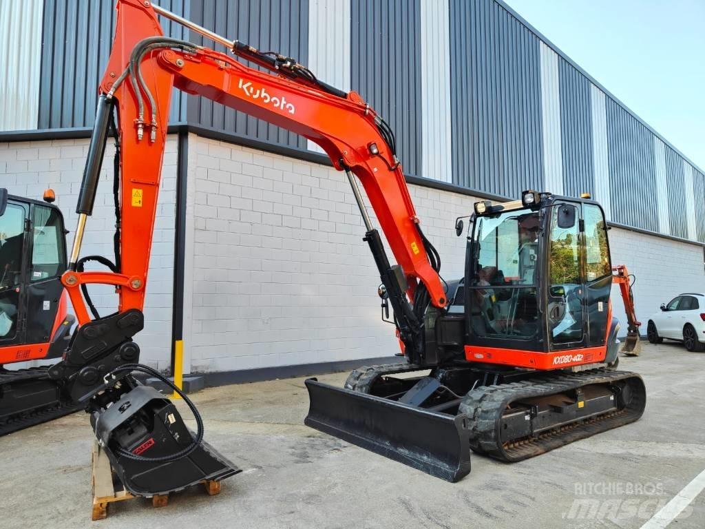 Kubota KX080-4a2 Midi rýpadla 7t - 12t