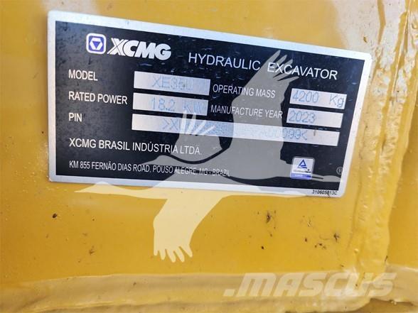 XCMG XE35U Mini rýpadla < 7t