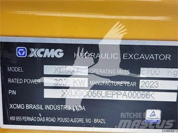 XCMG XE55U Mini rýpadla < 7t
