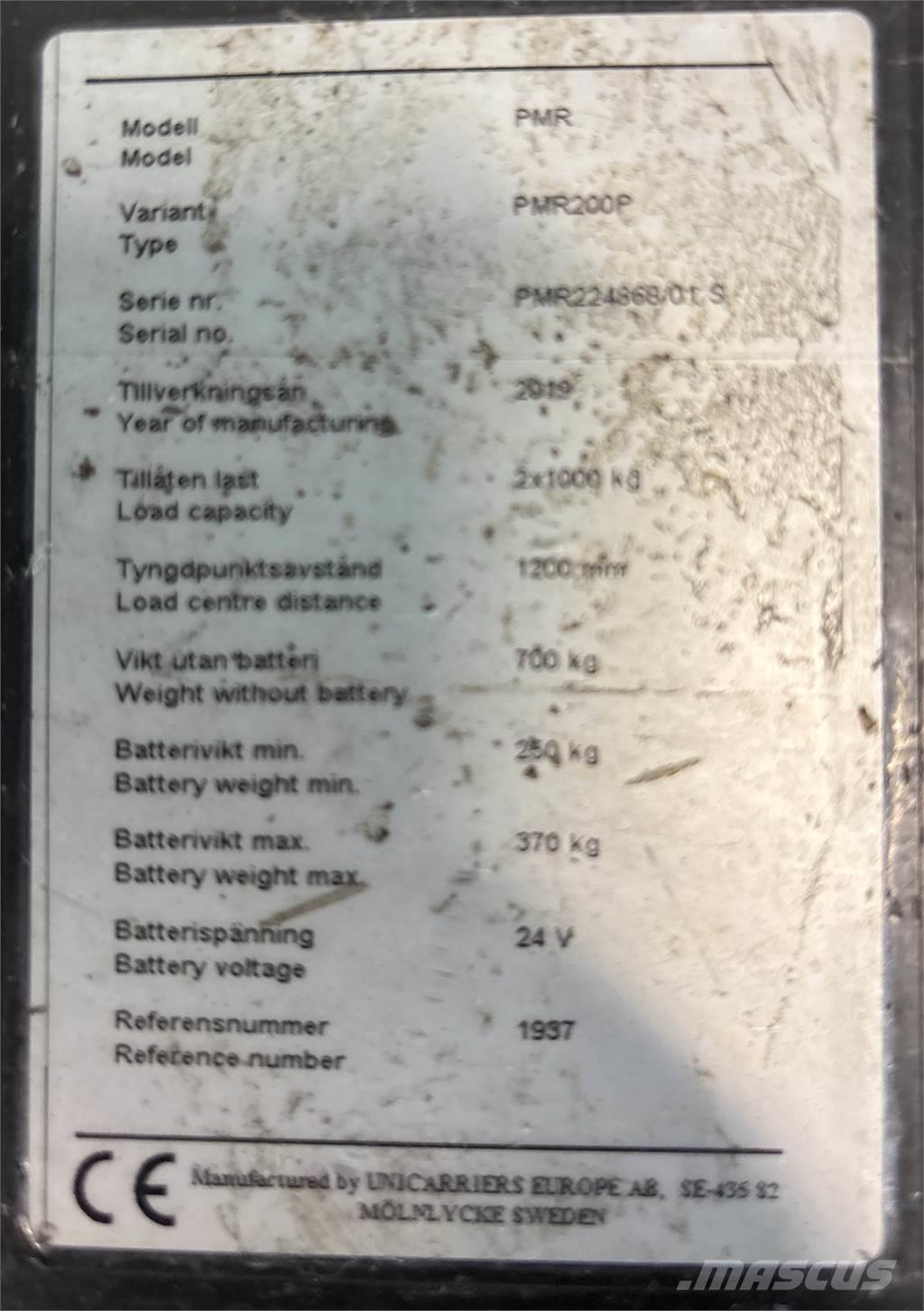 Atlet PMR200P Vozíky s plošinou pro náklad