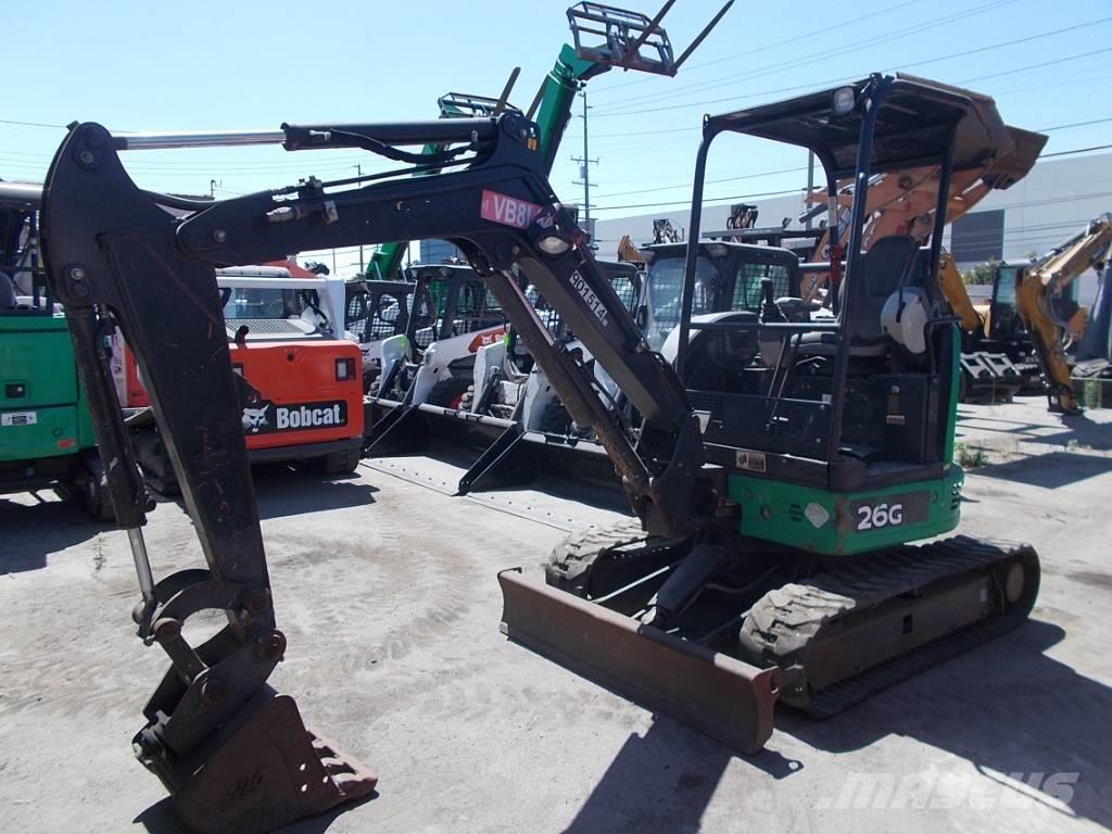 John Deere 26G Mini rýpadla < 7t
