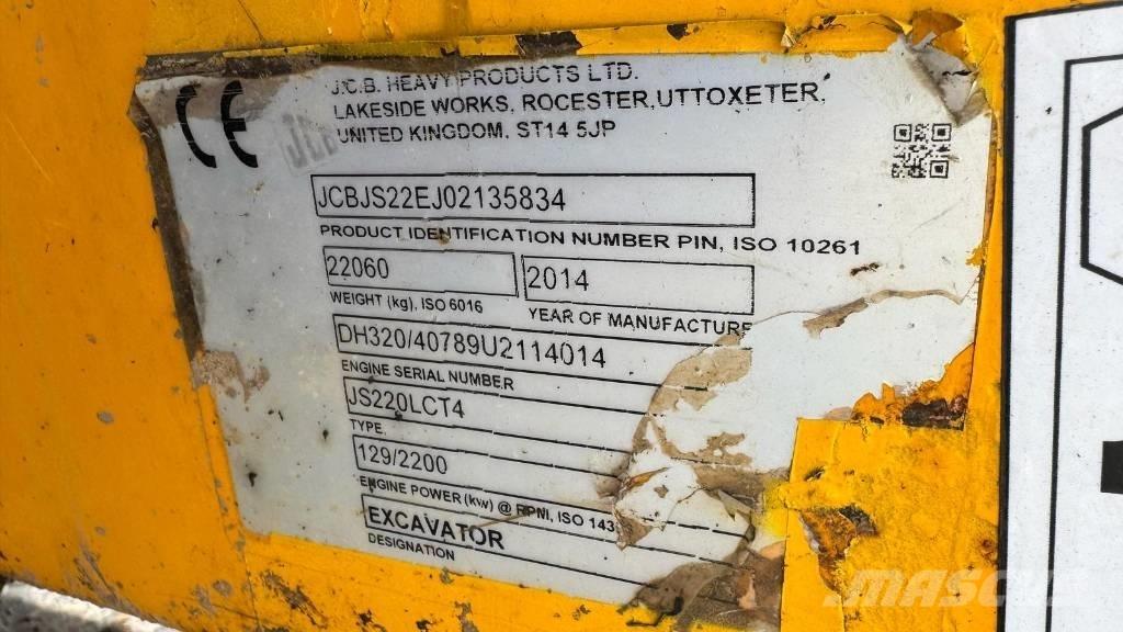 JCB JS 220 LC Pásová rýpadla