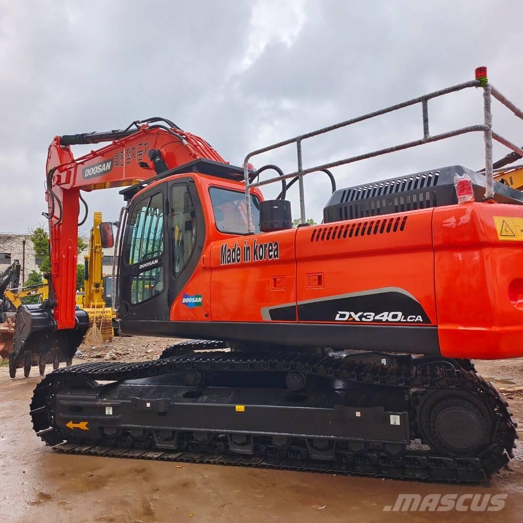 Doosan DX 340 LC Pásová rýpadla