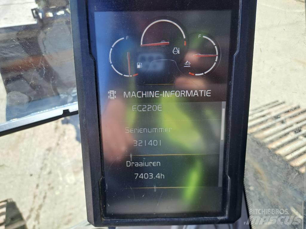 Volvo EC220EL Pásová rýpadla