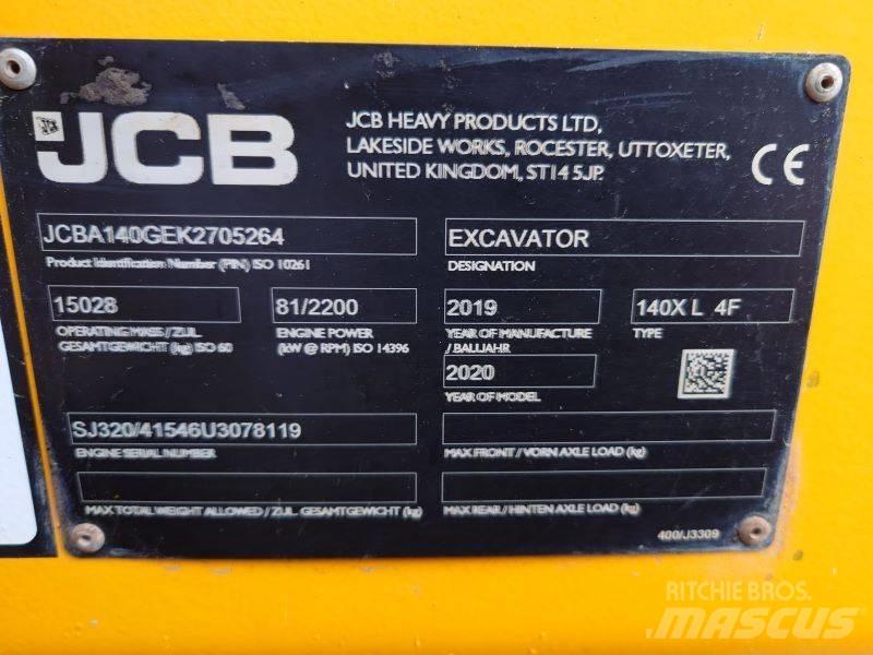 JCB 140X LC Pásová rýpadla