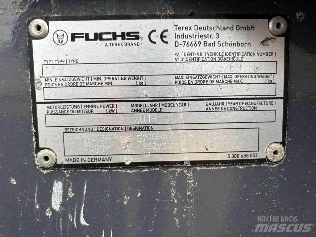 Fuchs MHL 335 Stroje pro manipulaci s odpadem