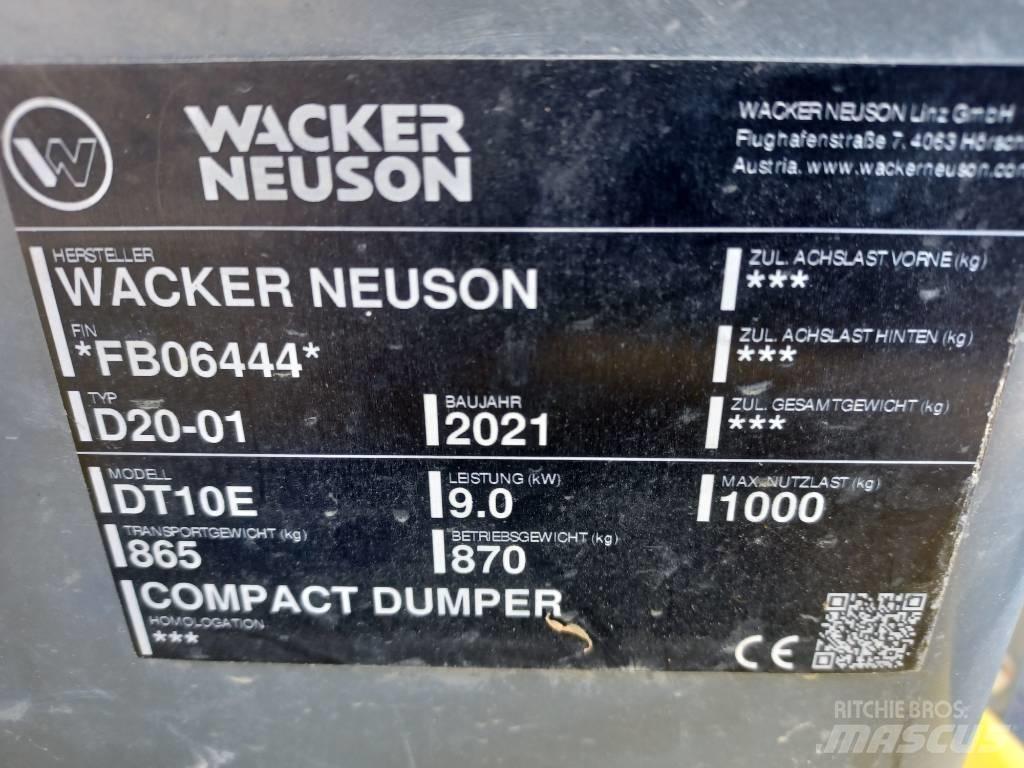Wacker Neuson DT10e Pásové dempry
