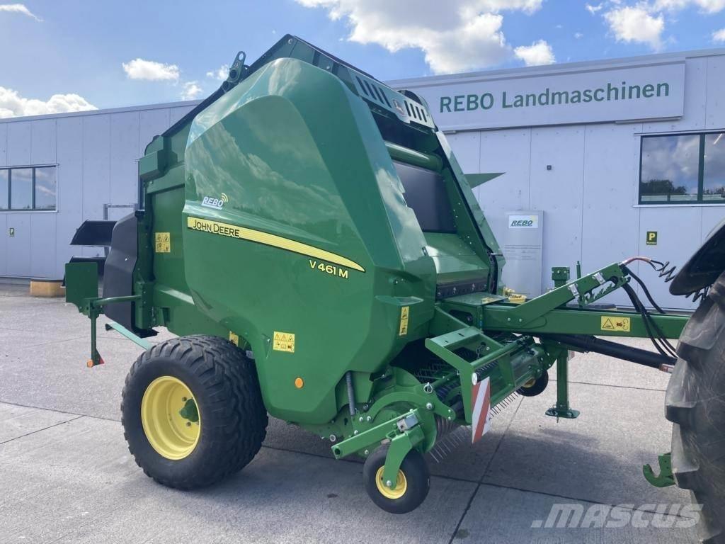 John Deere V461M Lis na válcové balíky