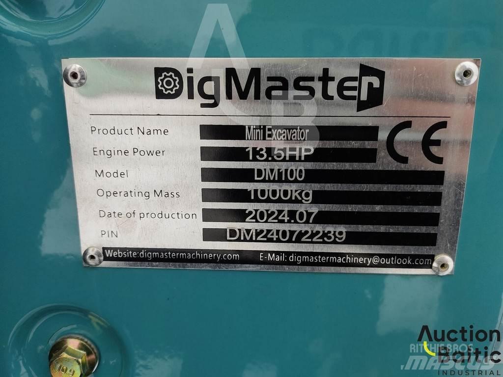 Digmaster DM100 Mini rýpadla < 7t