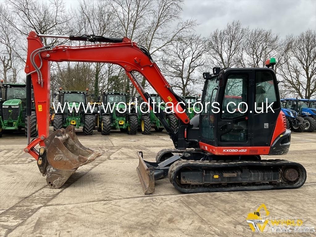 Kubota KX 080-4 Midi rýpadla 7t - 12t