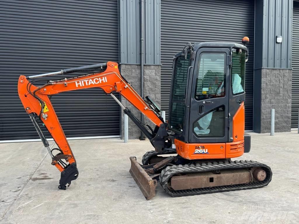Hitachi ZX 26 U-6 cr Mini rýpadla < 7t