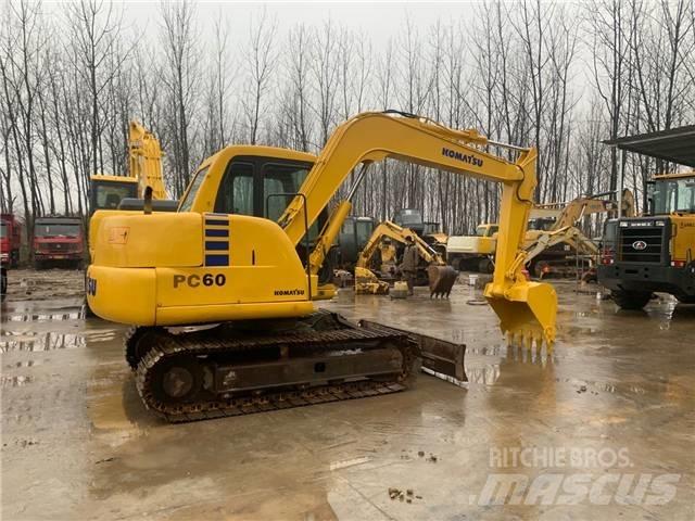 Komatsu PC 60-7 Pásová rýpadla