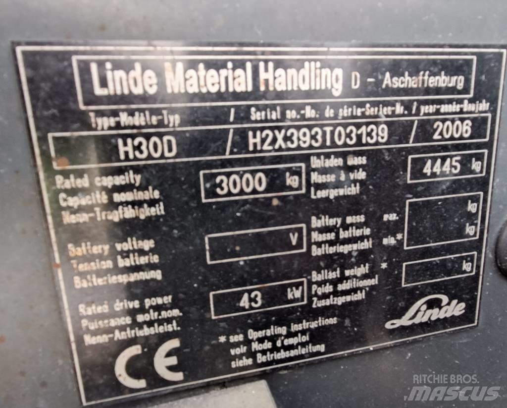 Linde H 30 D Dieselové vozíky