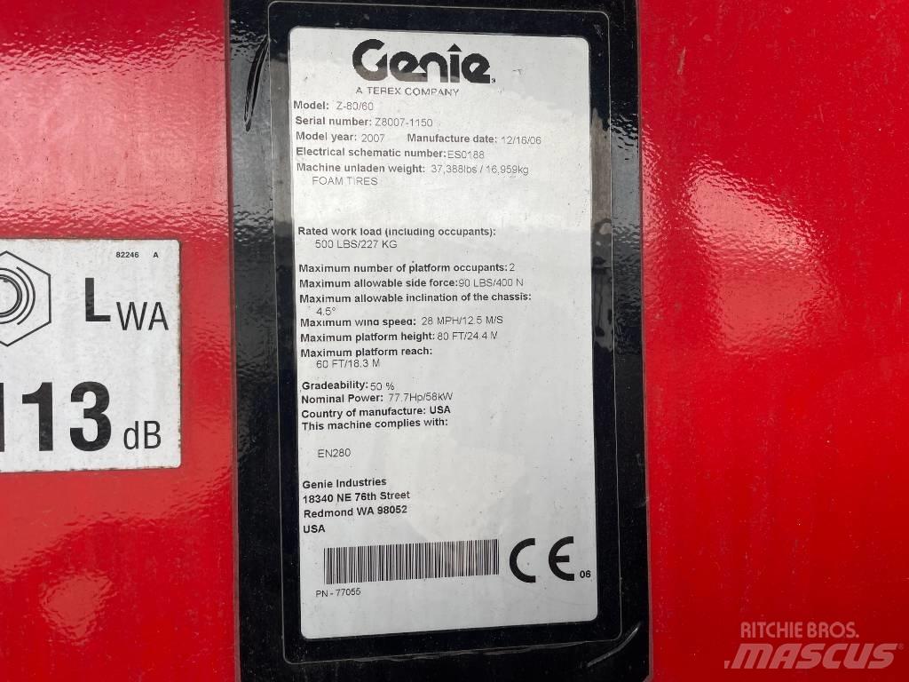 Genie Z 80/60 Kloubové plošiny
