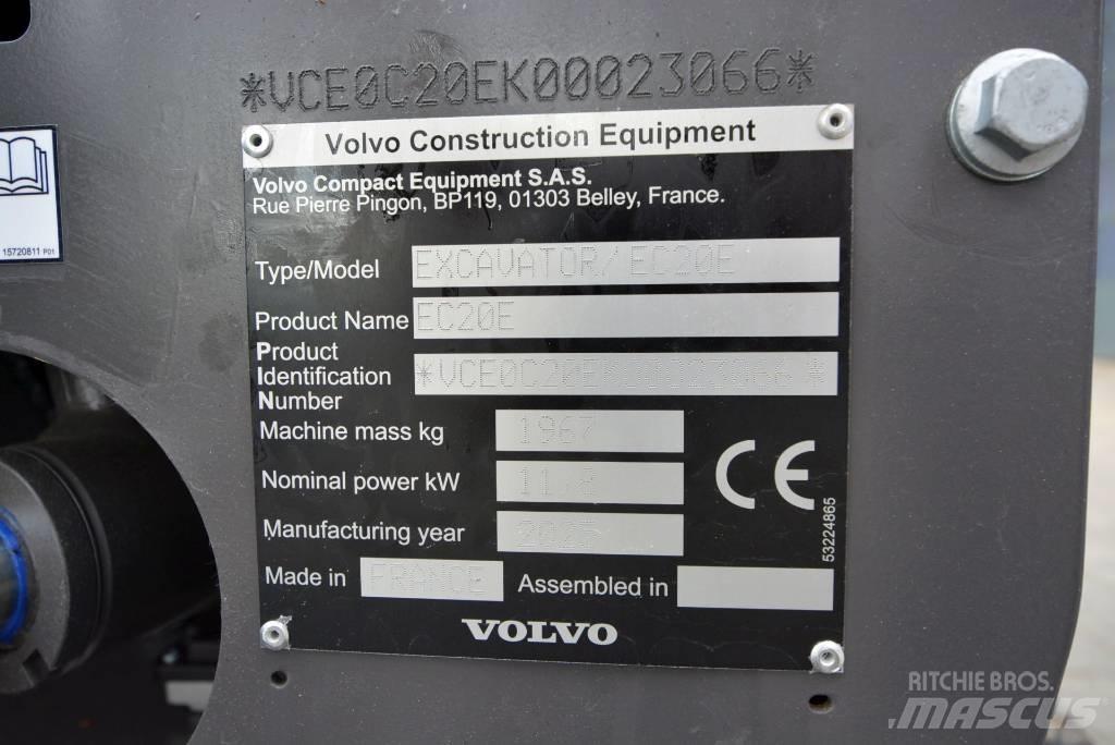 Volvo EC 20 E Mini rýpadla < 7t